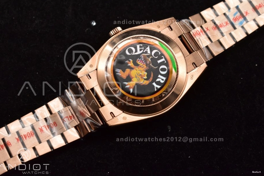 AllSeason on DayDate RG QF Edition Steel 40 V4 Slate 904L Dial Ombre 711 A2836 Best President Weight) (Gain Bracelet 0716